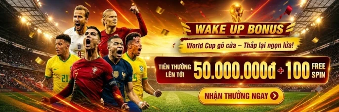 CO88 Wake Up Bonus - World Cup gõ cửa, thắp lại ngọn lửa